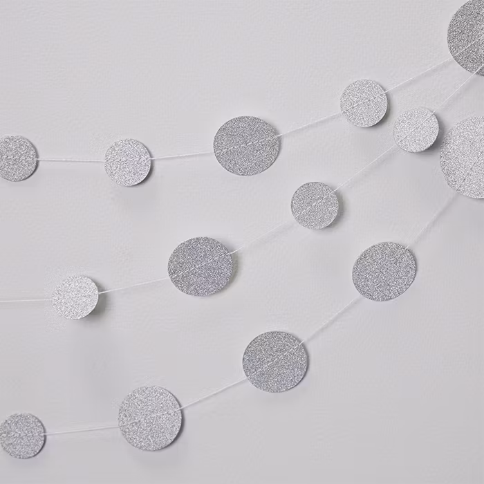 Girlang Confetti Silver
