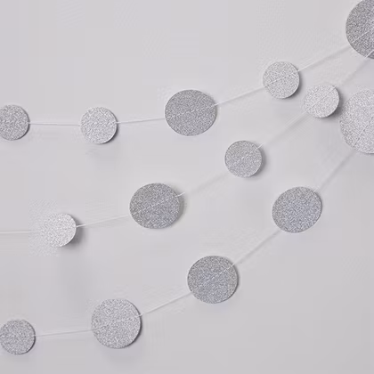 Girlang Confetti Silver