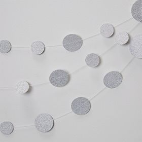 Girlang Confetti Silver