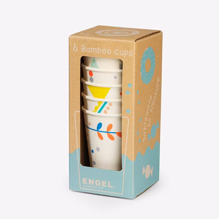 Muggar Party bambu - 6-pack