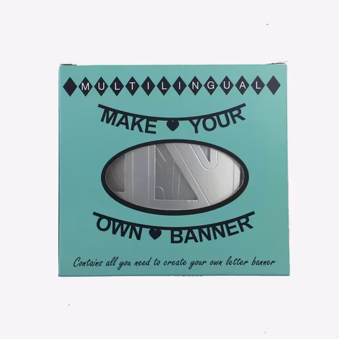 OMM Design Bokstavsbanner - silver