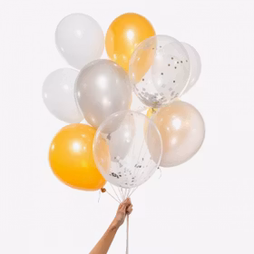 Ballonger - Guld & Silver