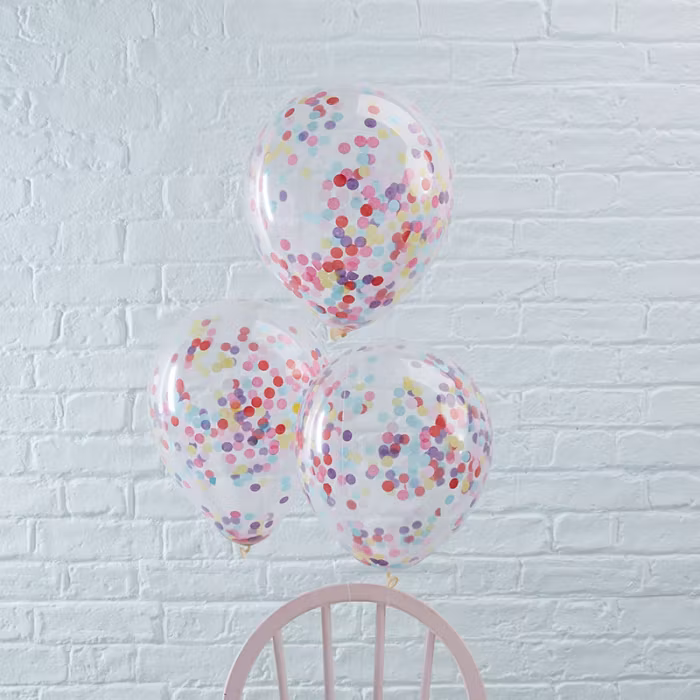 Konfettiballonger Multi