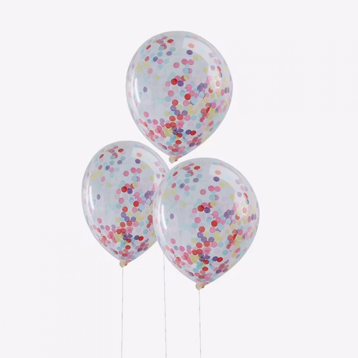 Konfettiballonger Multi