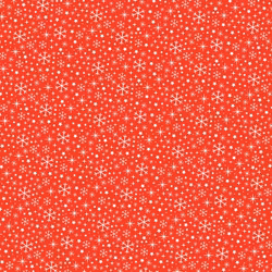 Presentpapper Snowflake red