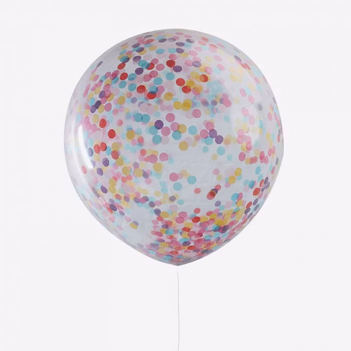 Stora konfettiballonger 3-pack