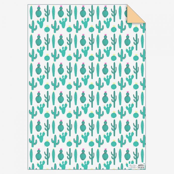 Presentpapper Kaktus