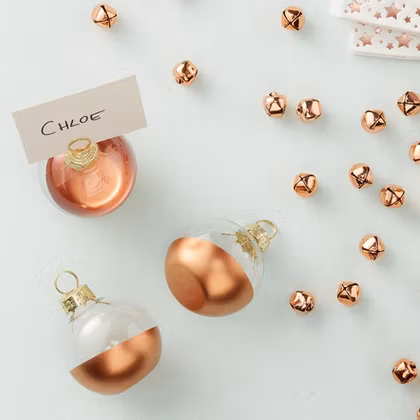 Placeringskortshållare Roséguld