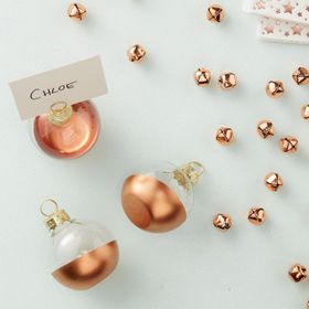 Placeringskortshållare Roséguld