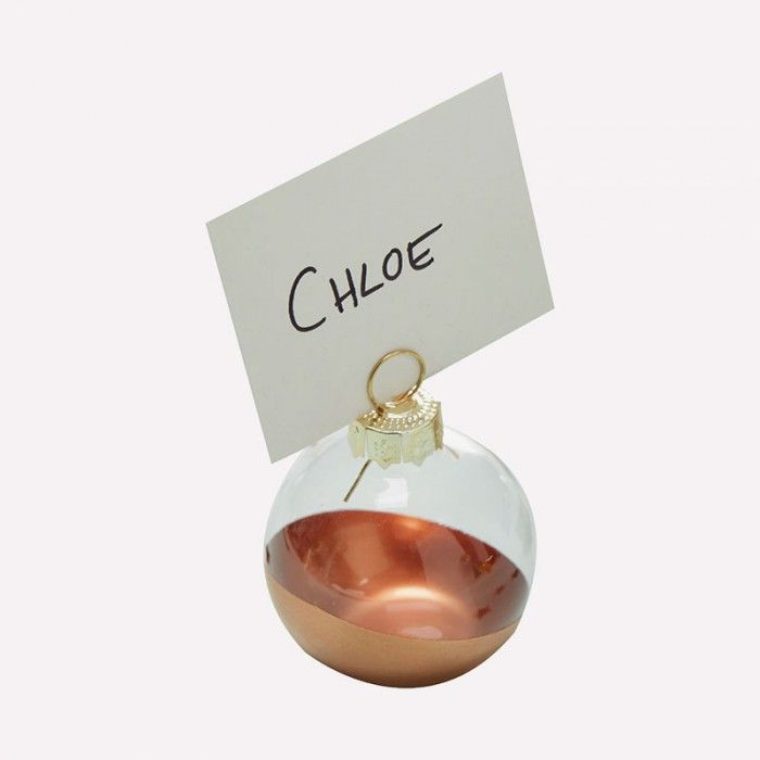Placeringskortshållare Roséguld