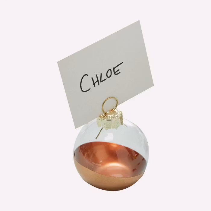Placeringskortshållare Roséguld
