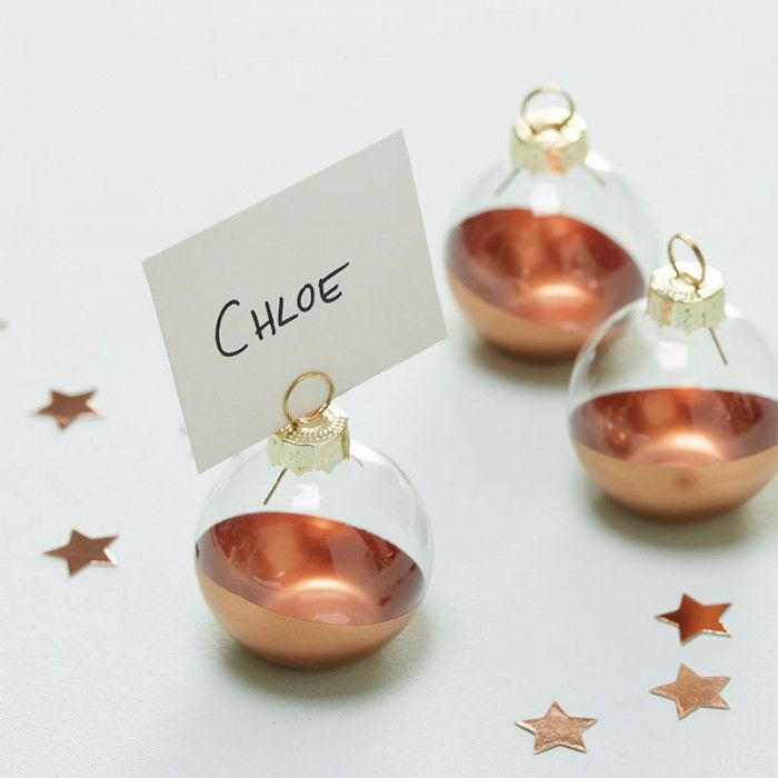 Placeringskortshållare Roséguld