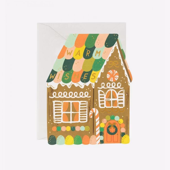 Julkort Gingerbread house