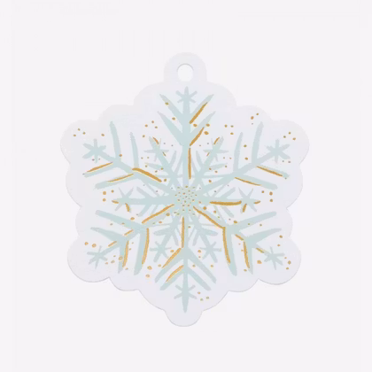 Etiketter Snowflakes