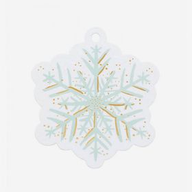 Etiketter Snowflakes