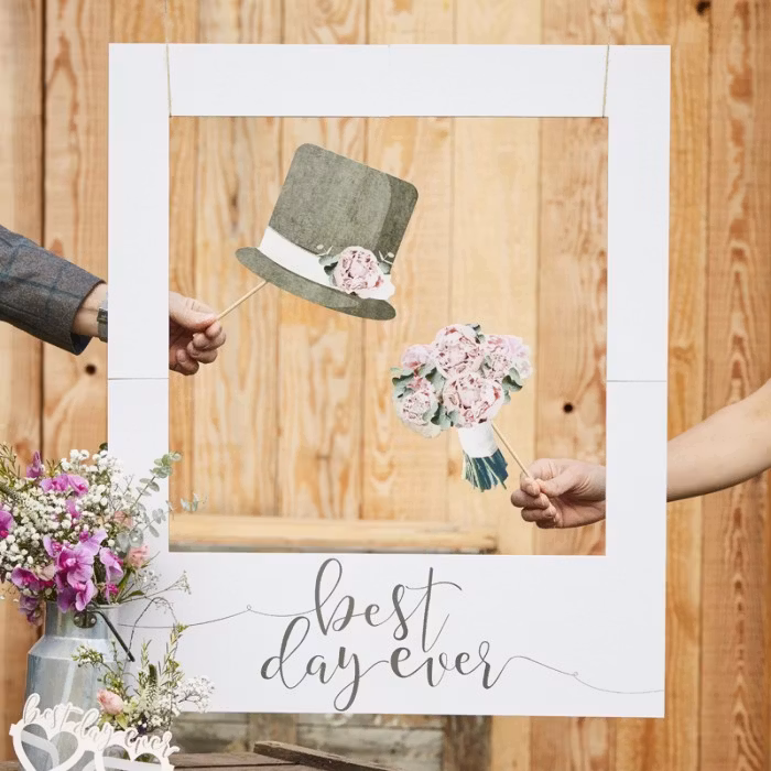 Polaroidskylt - Best day ever