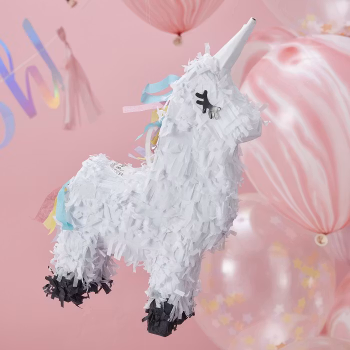 Mini piñata Enhörning
