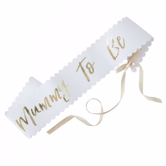 Sash Mummy to be - Guld