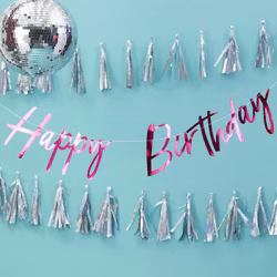 Girlang Happy Birthday Rosametallic - Good Vibes
