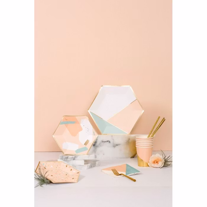 Tallrikar Desert Rose Stora