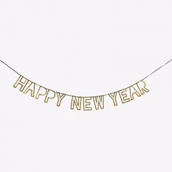 Girlang - Happy New Year - Guld