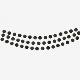 Girlang Confetti Svart