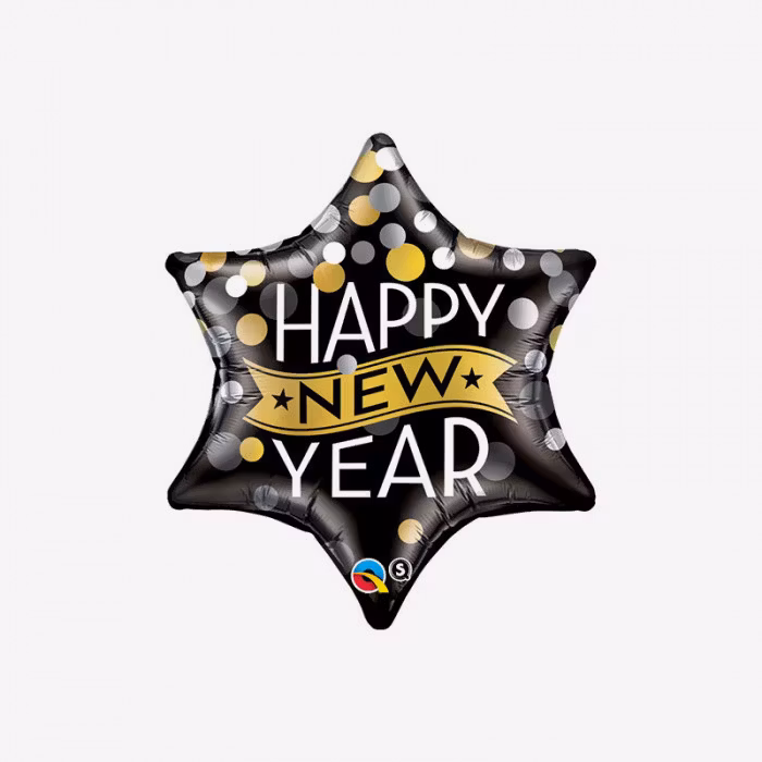 Folieballong - New Year Star