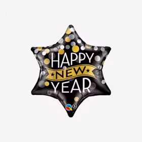Folieballong - New Year Star