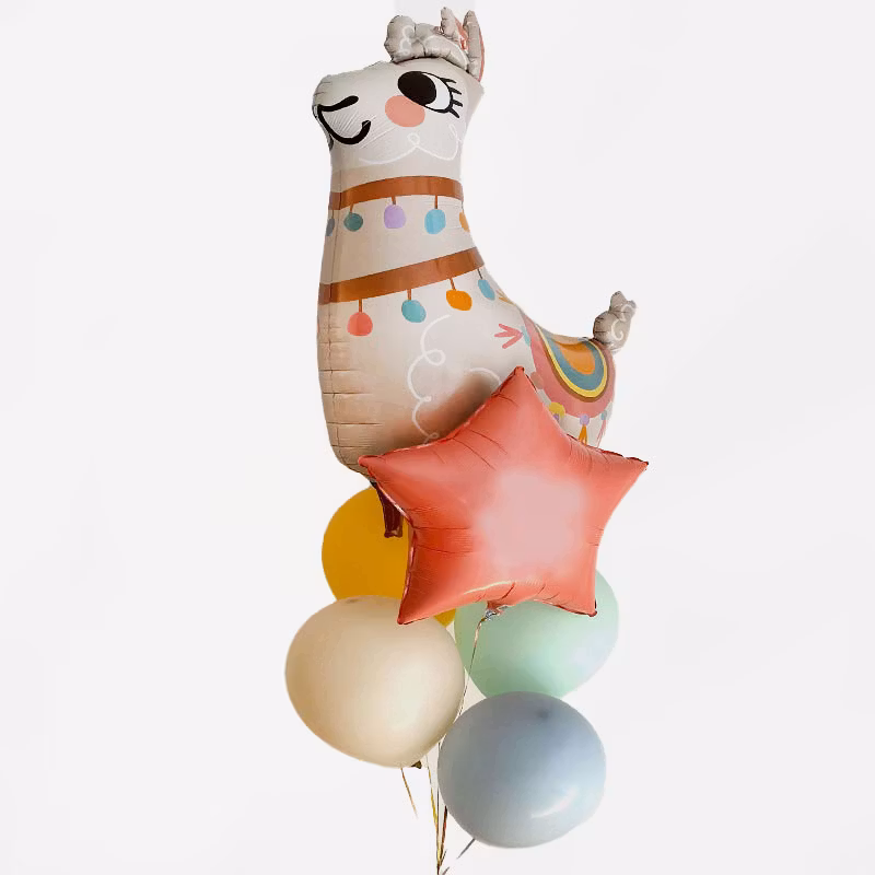 Ballongbukett - Festive Llama