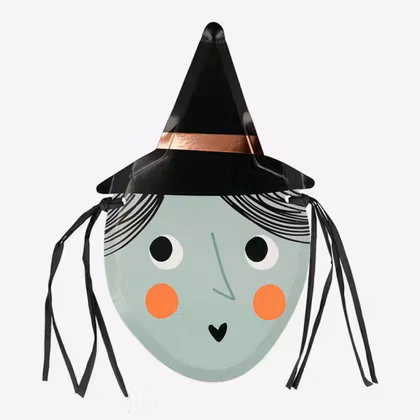 Tallrikar - Halloween - Witches