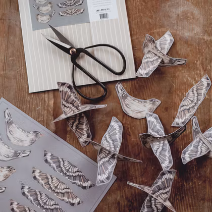 Paper Friends - 3D Birds -  Mrs Mighetto