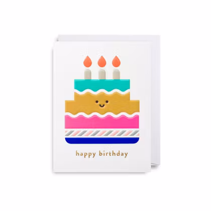 Kort - Happy Birthday Cake
