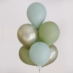 Ballongbukett - Shades of Green