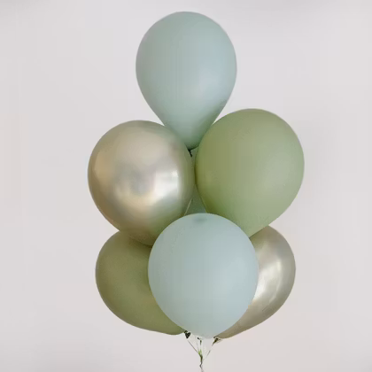 Ballongbukett - Shades of Green