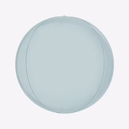 Folieballong - Orbz Satin Pastellblå