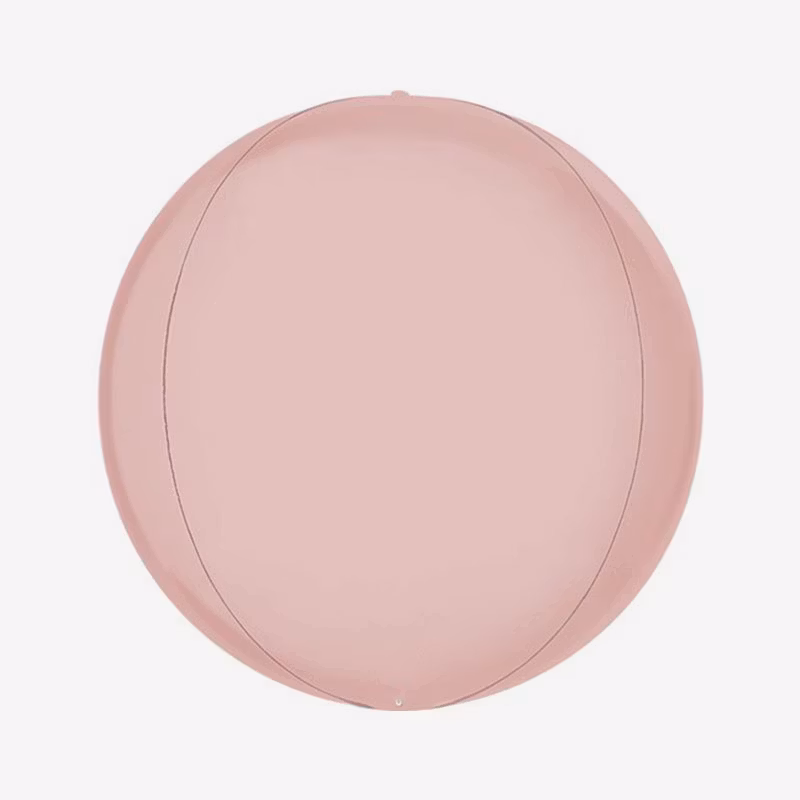 Folieballong - Orbz Satin Puderrosa