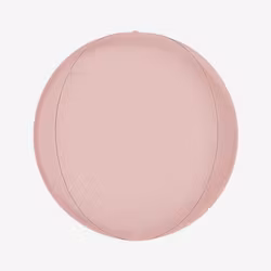 Folieballong - Orbz Satin Puderrosa