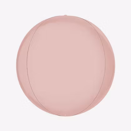 Folieballong - Orbz Satin Puderrosa