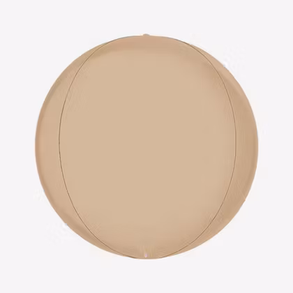 Folieballong - Orbz Satin Cream