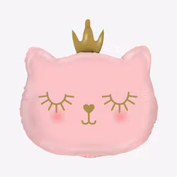 Folieballong - Rosa Katt