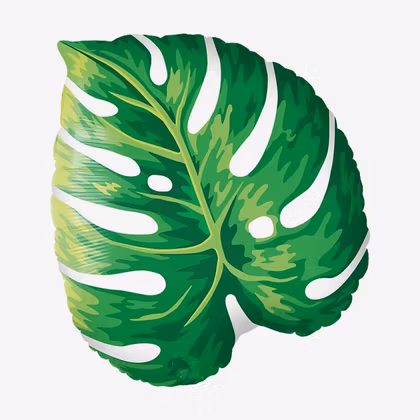 Folieballong - Green Leaf
