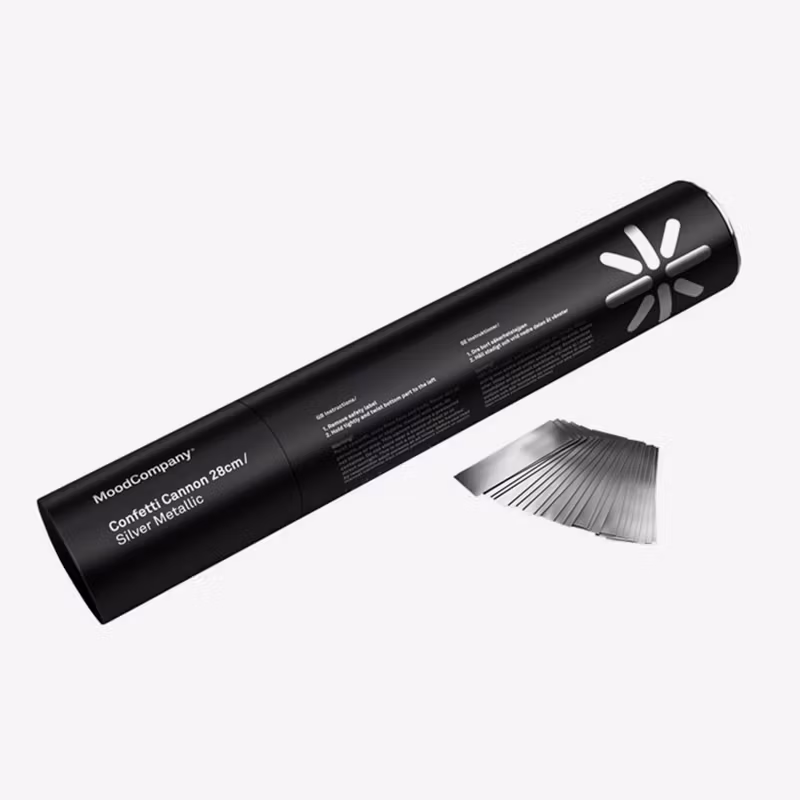 Konfettikanon - Silver Supreme 28 cm