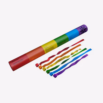 Konfettikanon - Multicolor Pride 50 cm