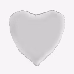 Ballongpost - Hjärta Pärlemovit