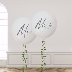 Två jätteballonger - Soulmates in Green Personlig