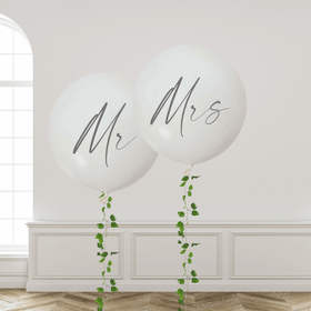 Två jätteballonger - Soulmates in Green Personlig