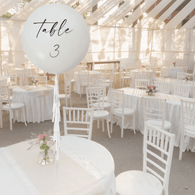 Jätteballong - Wedding Bliss Personlig