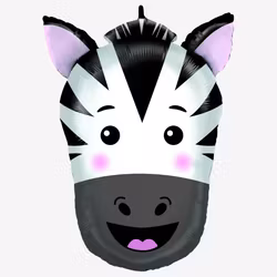 Folieballong - Happy Zebra