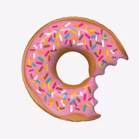 Folieballong - Donut