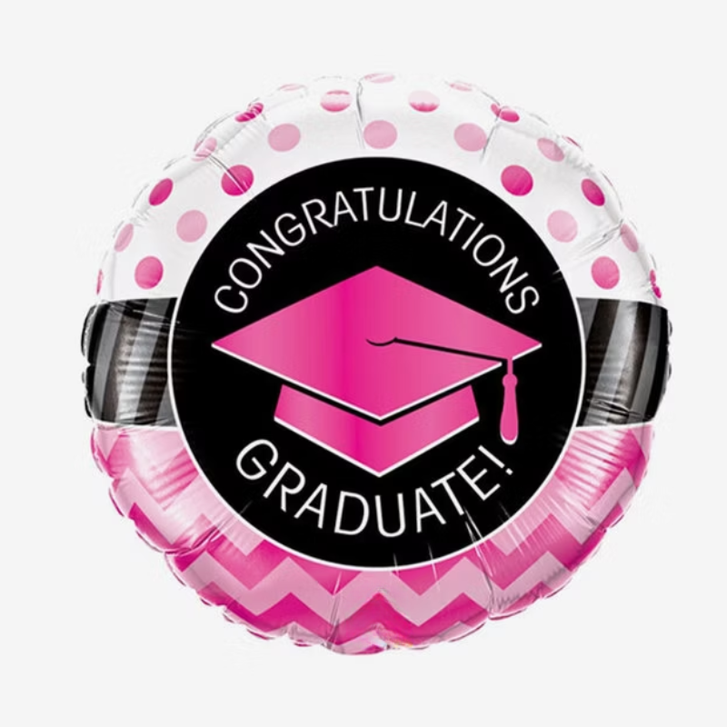 Folieballong - Congrats Rosa